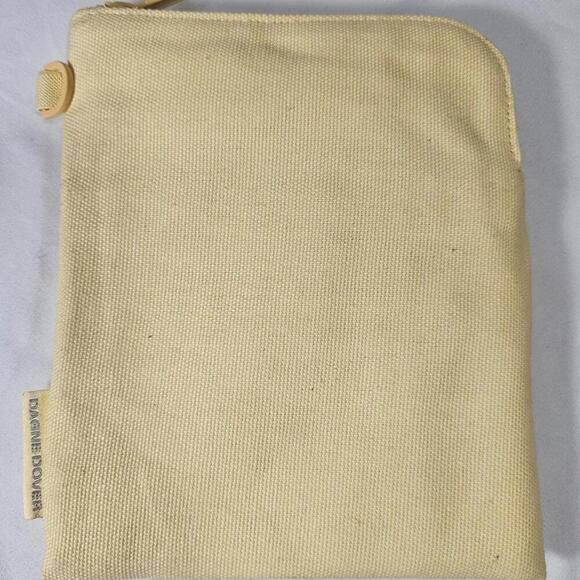 Nwt Dagne dover sky essentials pouch pollen Color. Light Soft Yellow - Picture 4 of 8